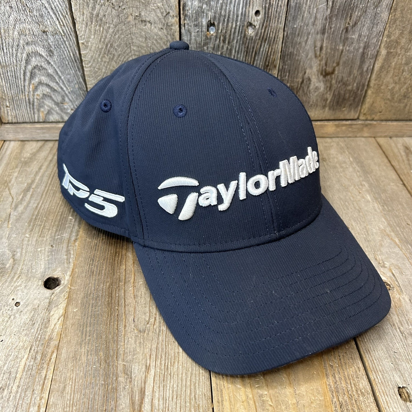 Taylormade Tour Authentic Tp5 M5 Golf Hat Cap Blue Adjustable